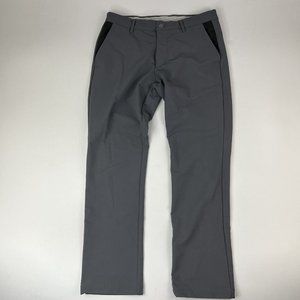 State Apparel San Francisco Gray Nylon Polyester Spandex Golf Pants Mens 32X32